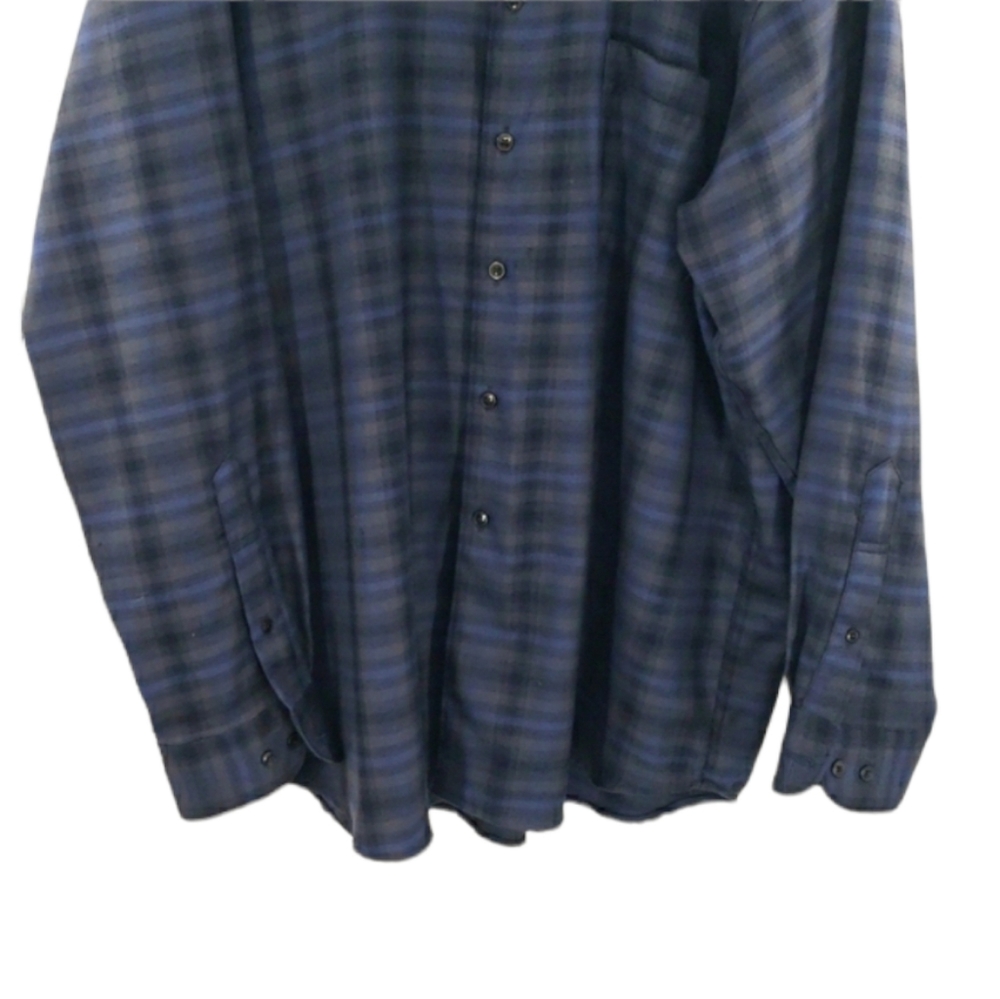 ❌SOLD❌Vintage Pendleton Woolen Blue Plaid Button Down Shirt - Picture 3 of 15